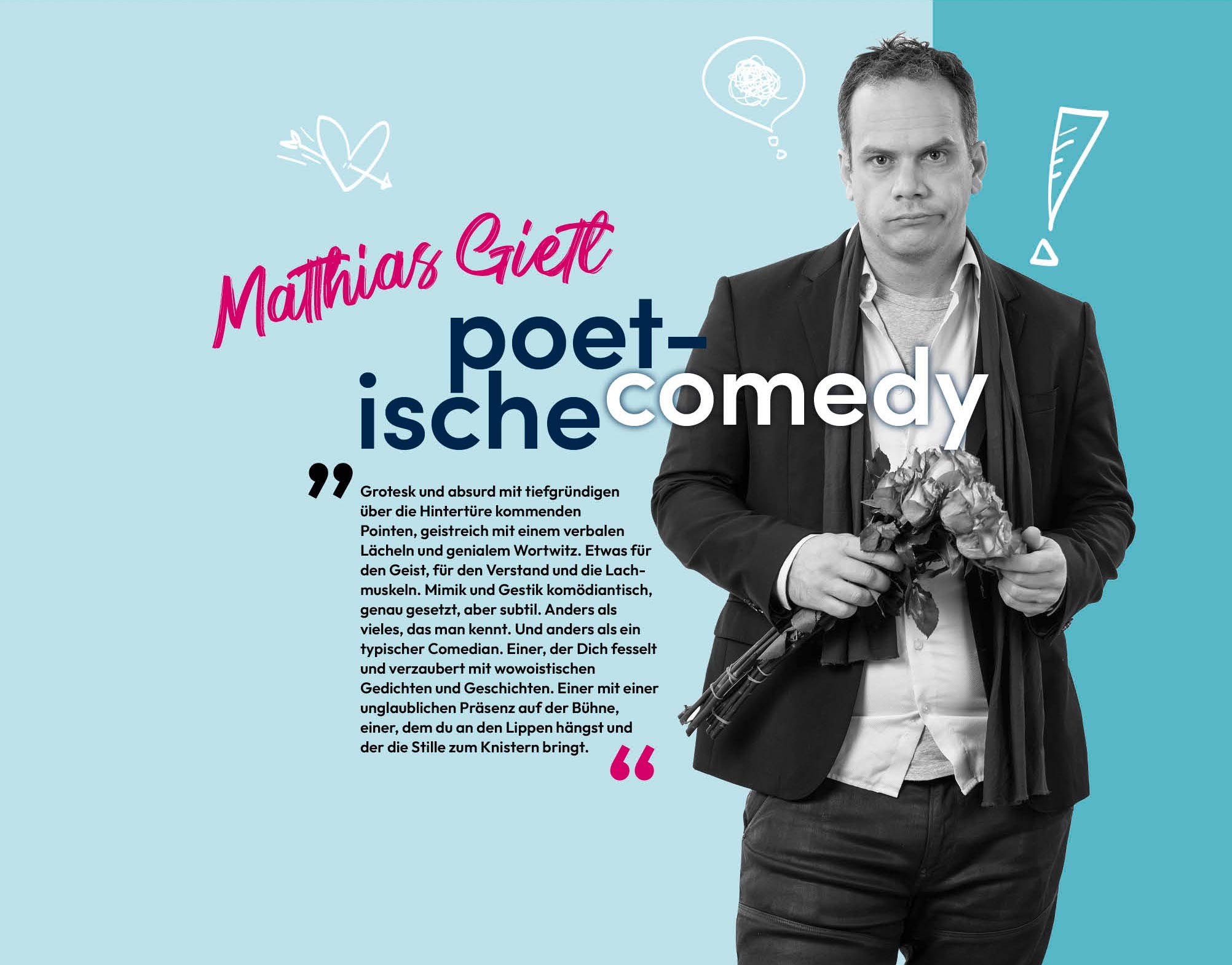 Matthias Gietl poetische comedy